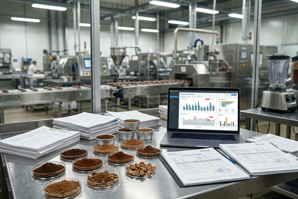 What Happens to Production When Cacao Powder Batches Do Not Match